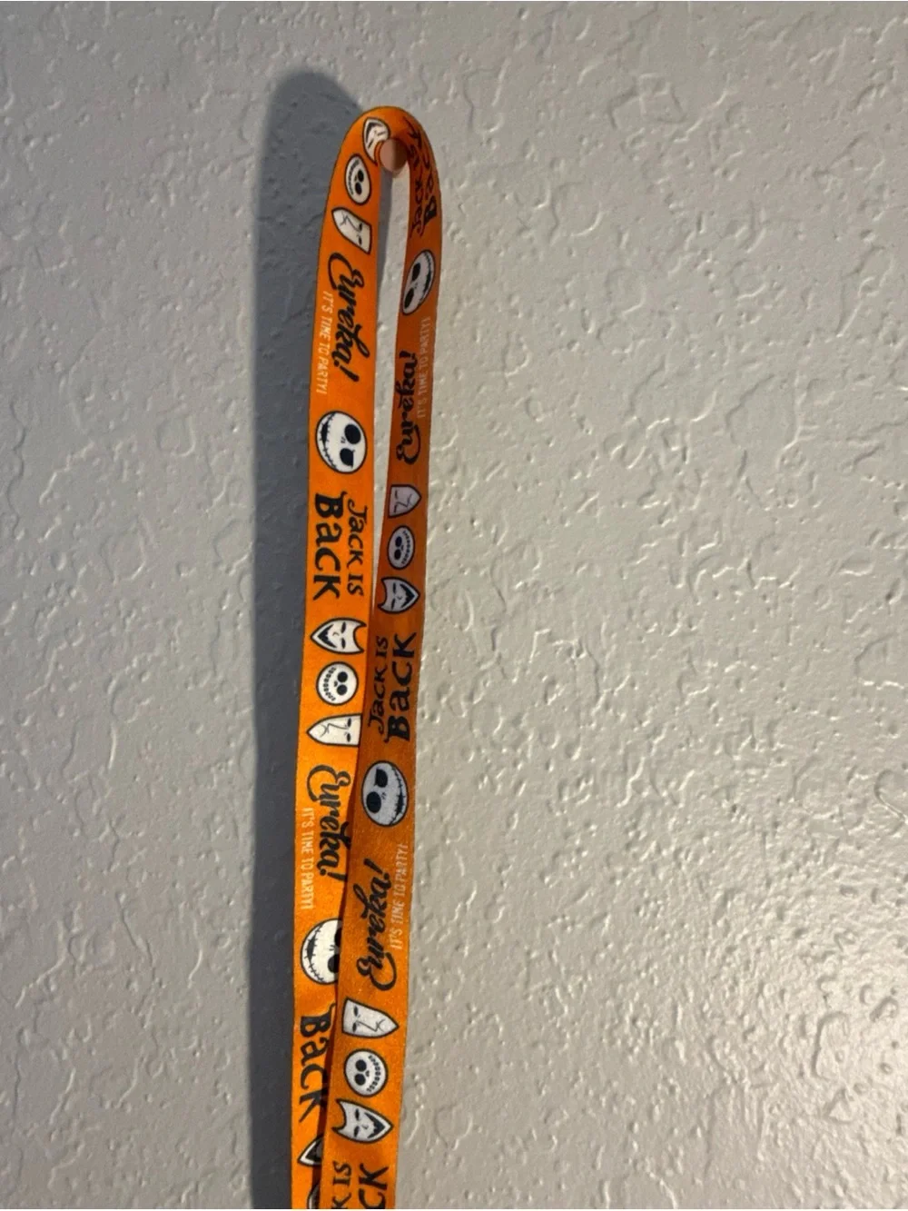 Disney’s Nightmare Before Christmas Lanyard With Repeating Jack Skellington face